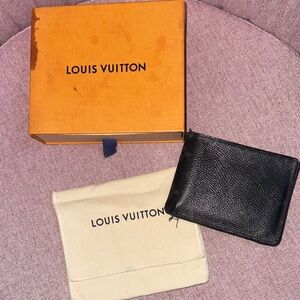 Louis Vuitton Black Logo Wallet